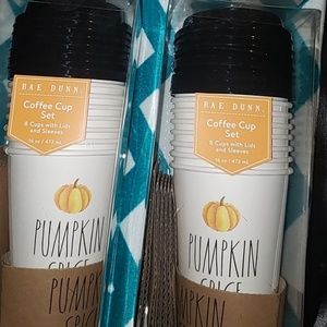 Rae Dunn Coffee Cup Set- Pumpkin Spice